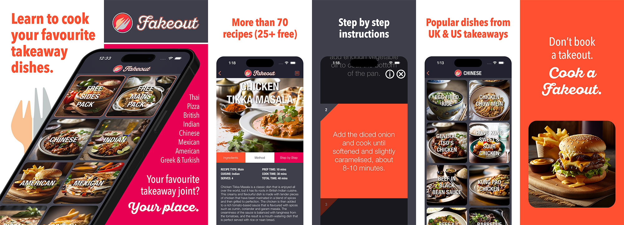 Mobile recipe apps